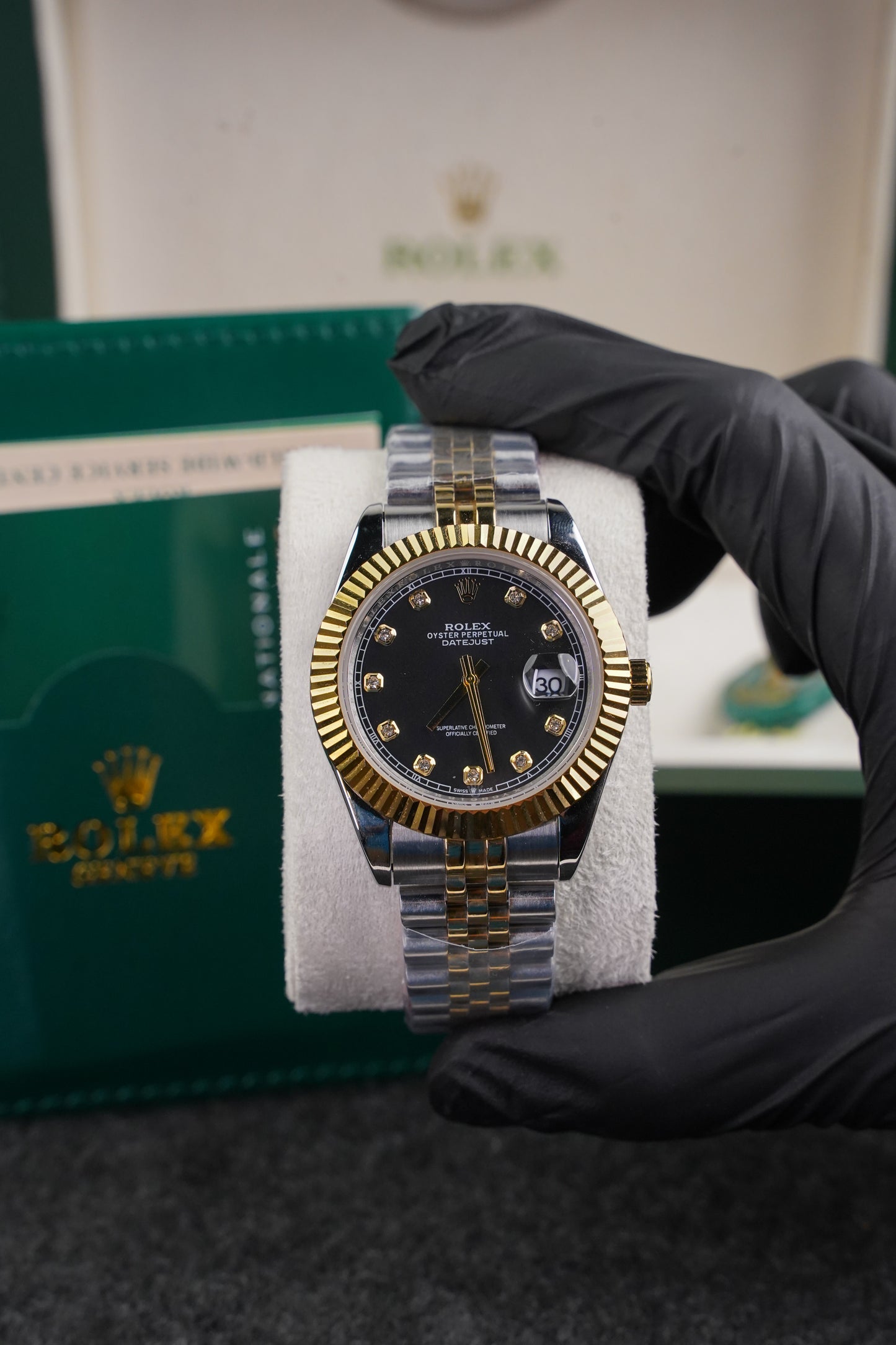 Rlx Datejust Automatic Black Dial