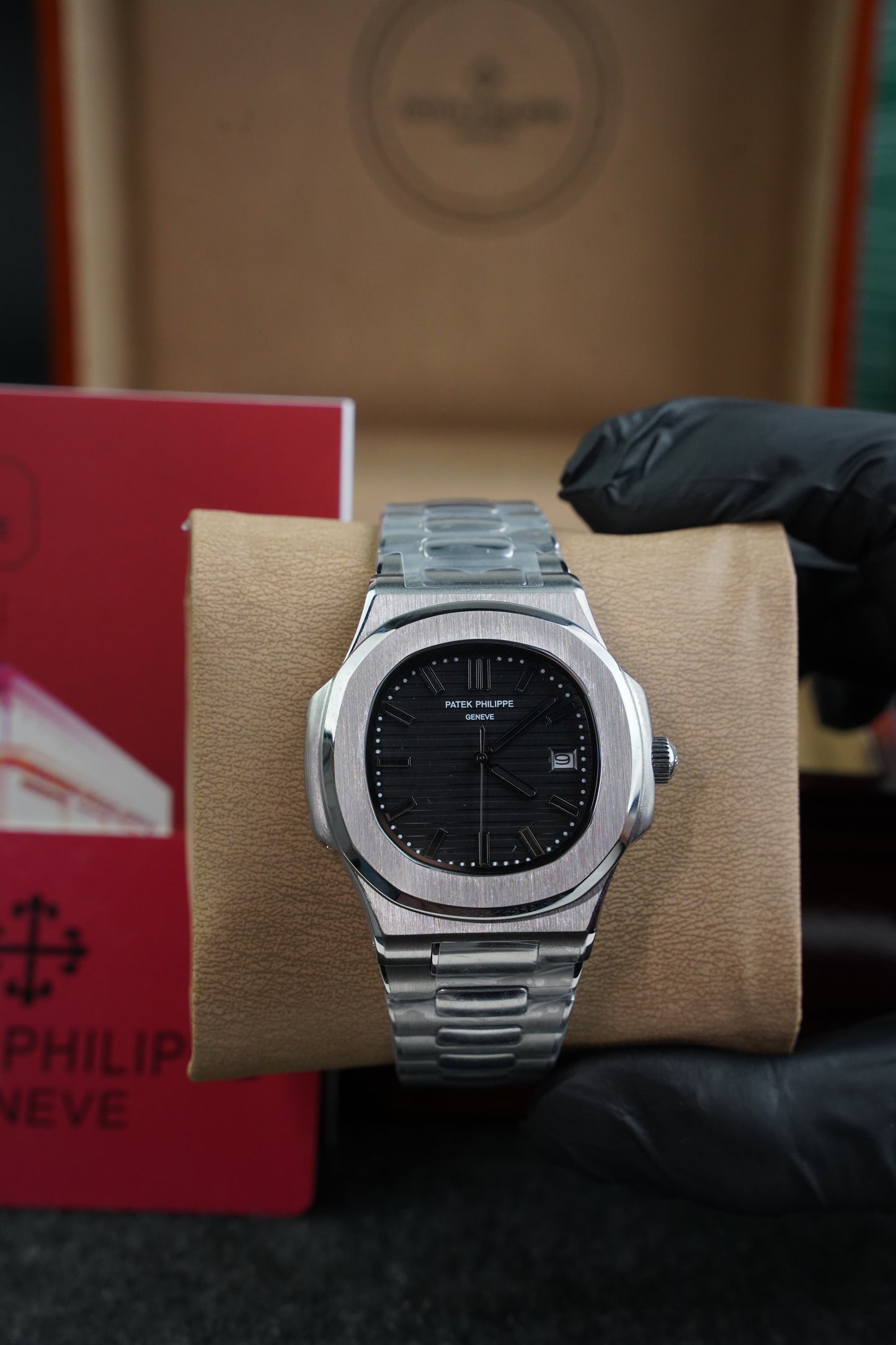 Patek Philippe Nautilus Automatic All Black Dial