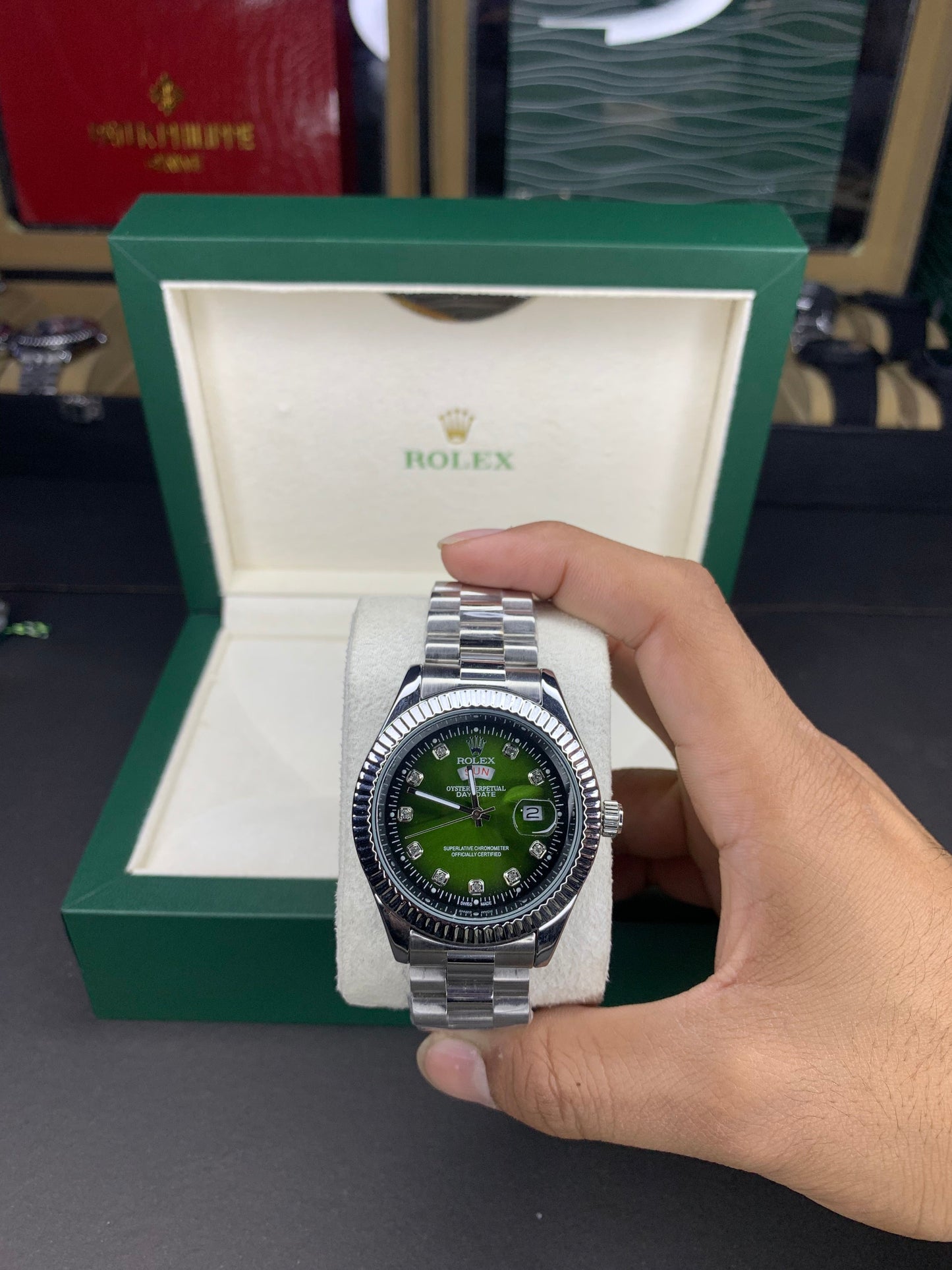 Rlx DayDate Green Dial