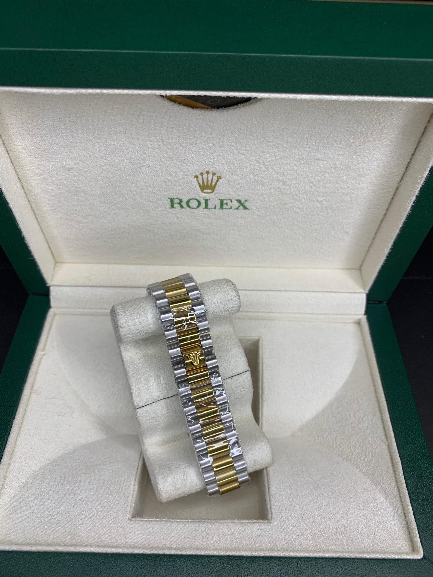 Rlx DateJust Two-Tone Black Dial