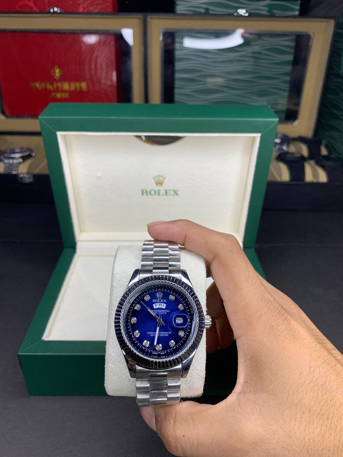 Rlx DayDate Blue Dial