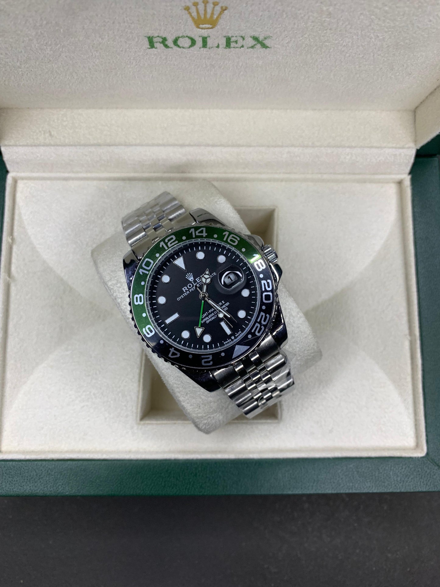 Rlx GMT Master II Green/Black Dial