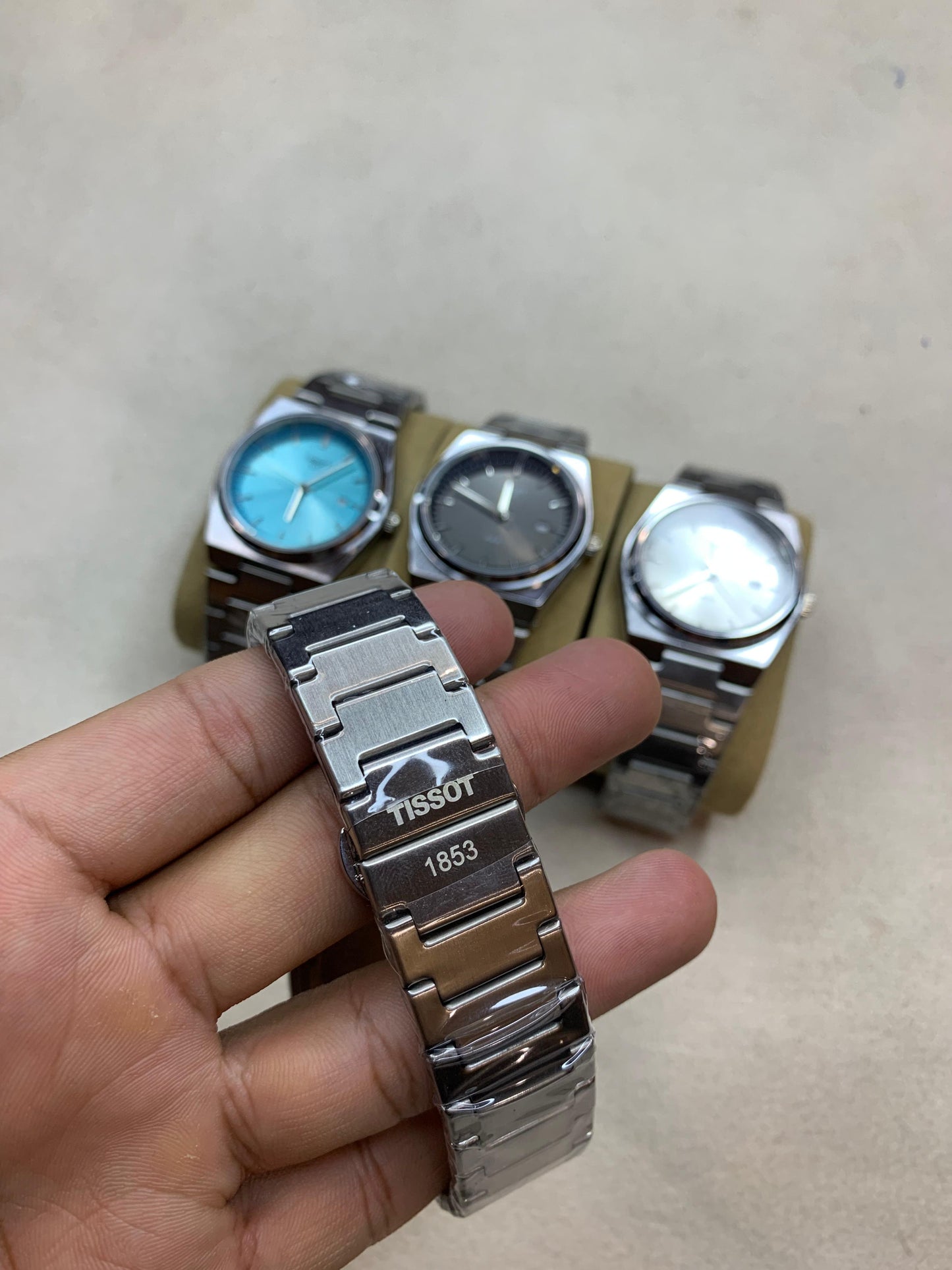 Tissot Prx 1853 Silver Black