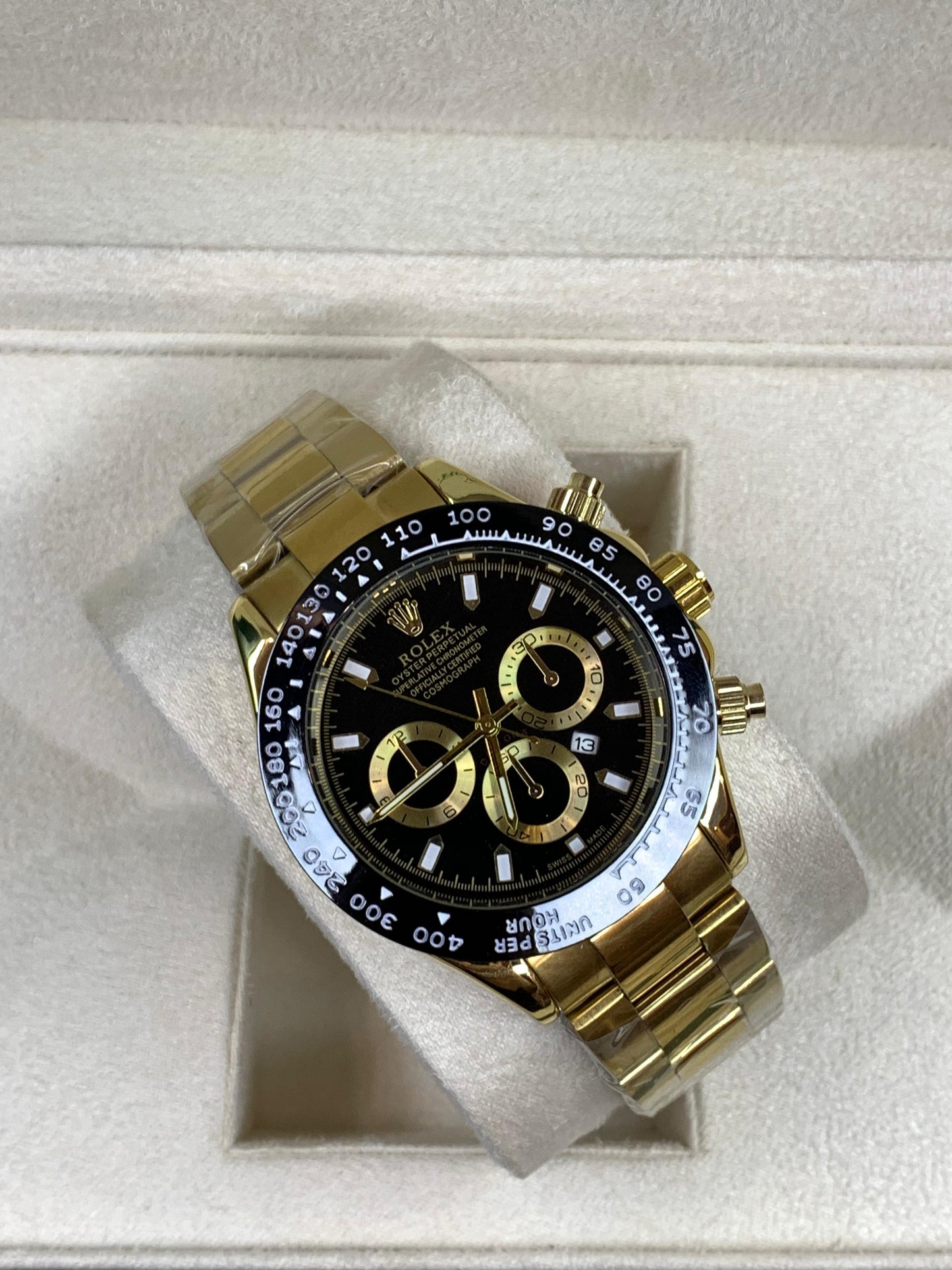 Rlx Daytona Gold With Black Dial
