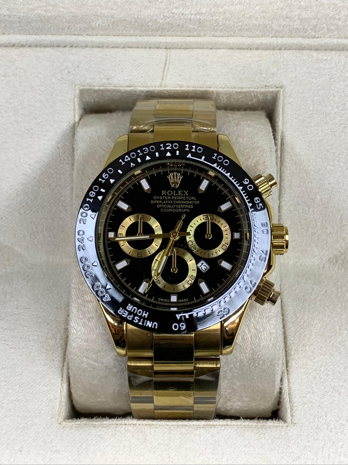 Rlx Daytona Gold With Black Dial