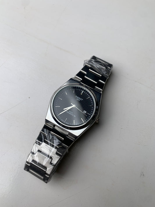 Tissot Prx 1853 Silver Black Dial