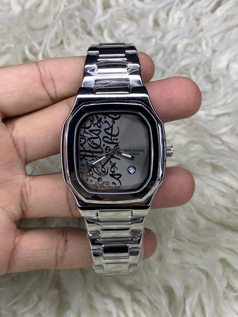 Patek Philippe Nautilus Arabic Silver dial