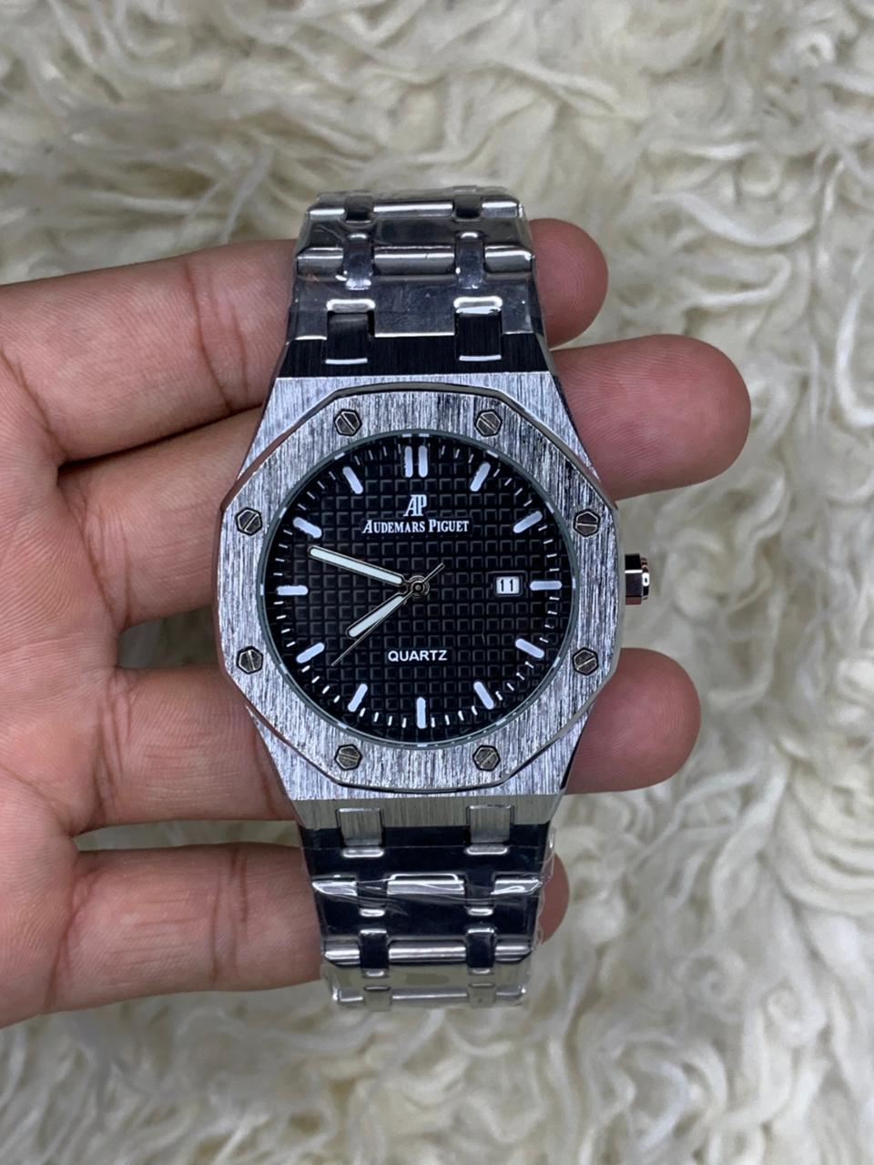 AP Royal oak Silver Black Dial