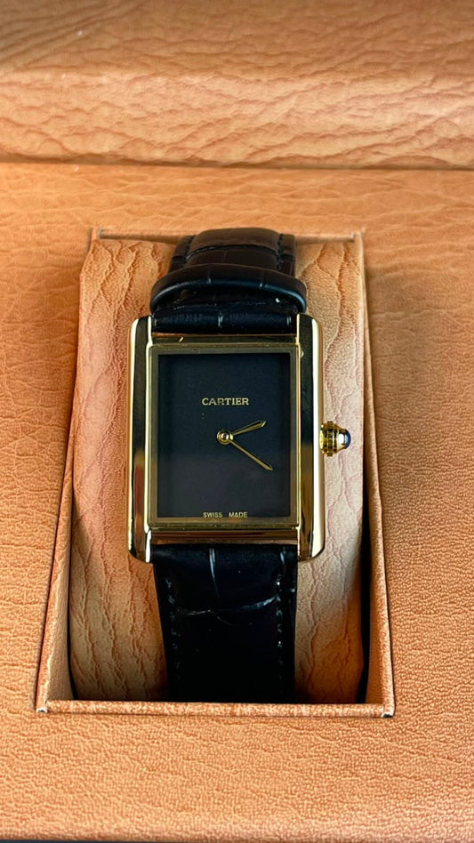 Cartier Tank Louis Golden Black