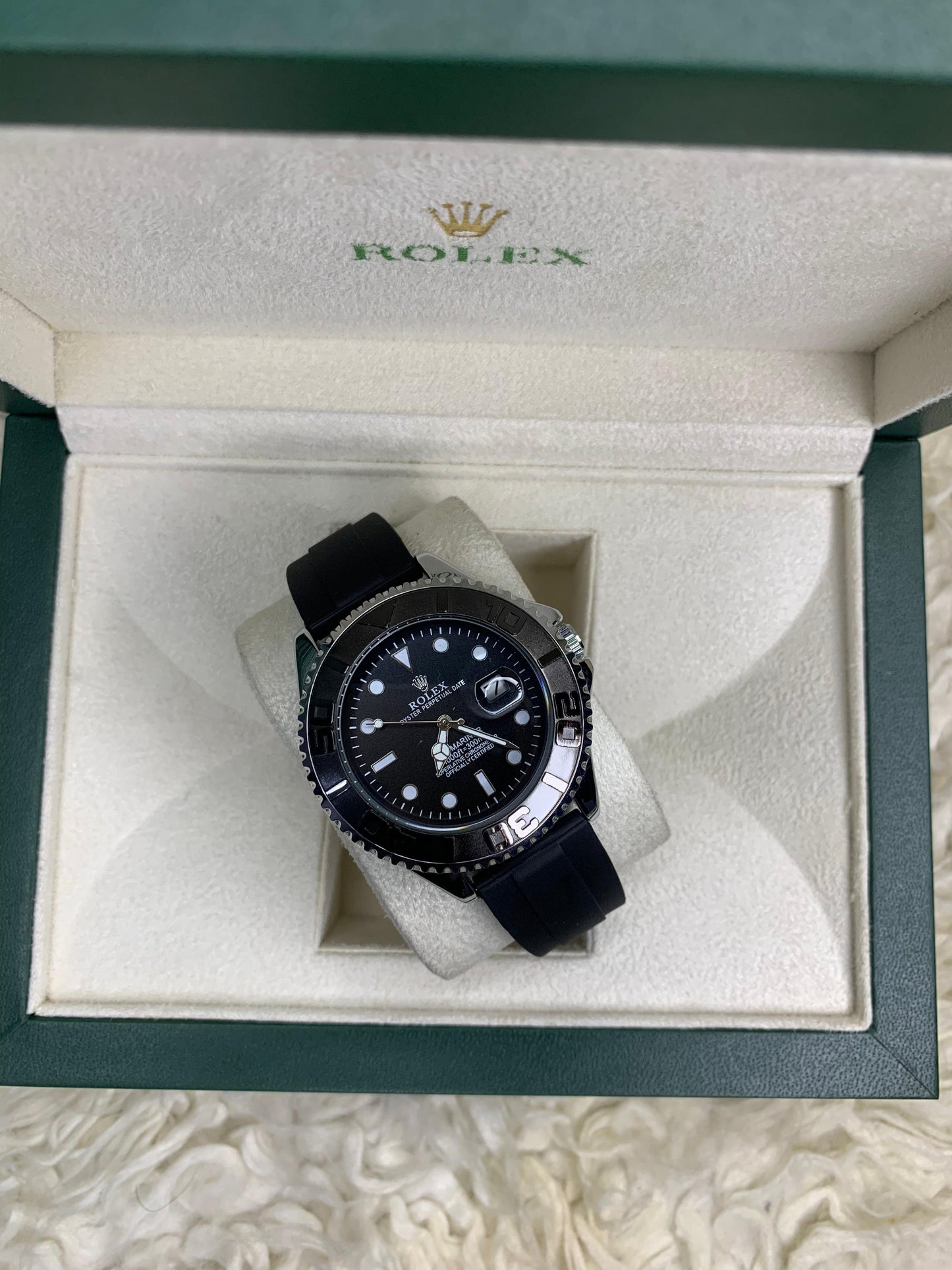Rlx Yacht Master Silver Black