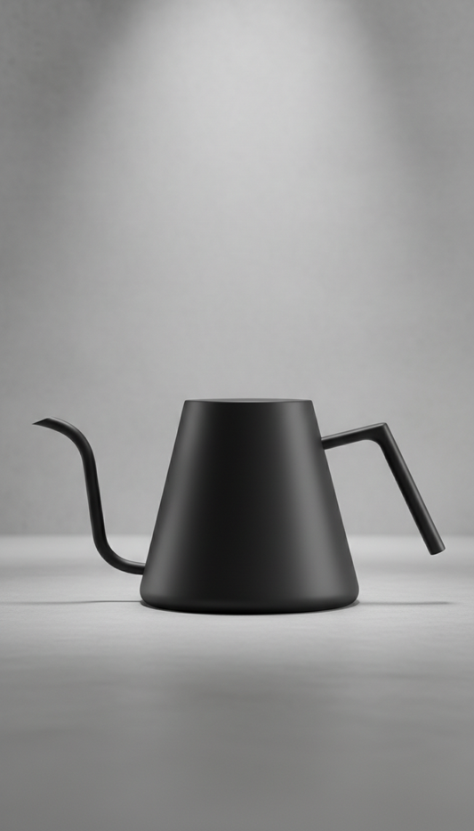 Matte Black Pour-Over Kettle with Precision Spout
