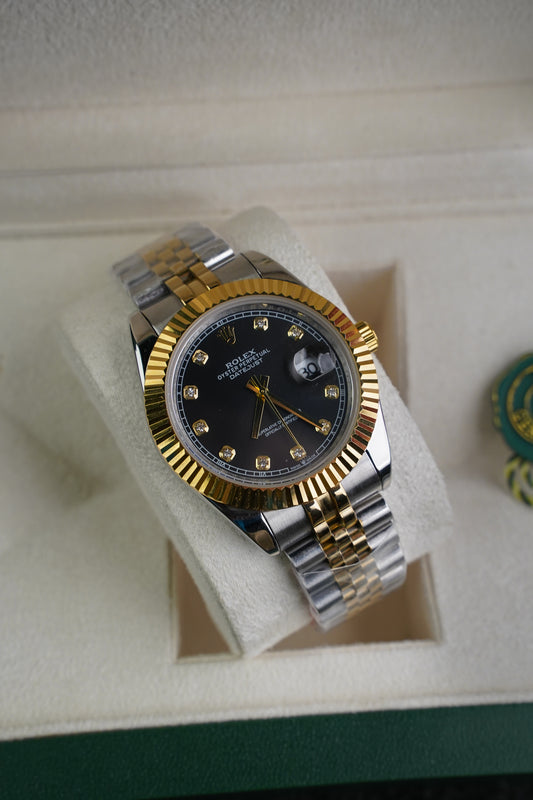 Rlx Datejust Automatic Black Dial