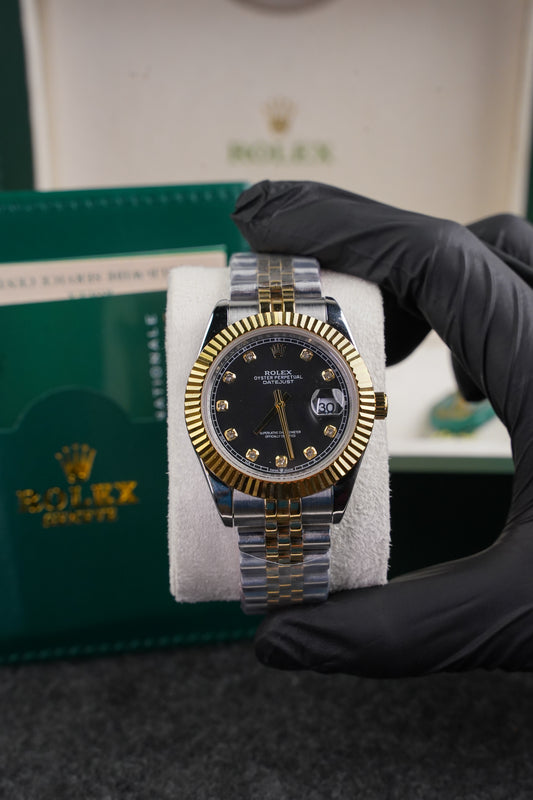 Rlx Datejust Automatic Black Dial