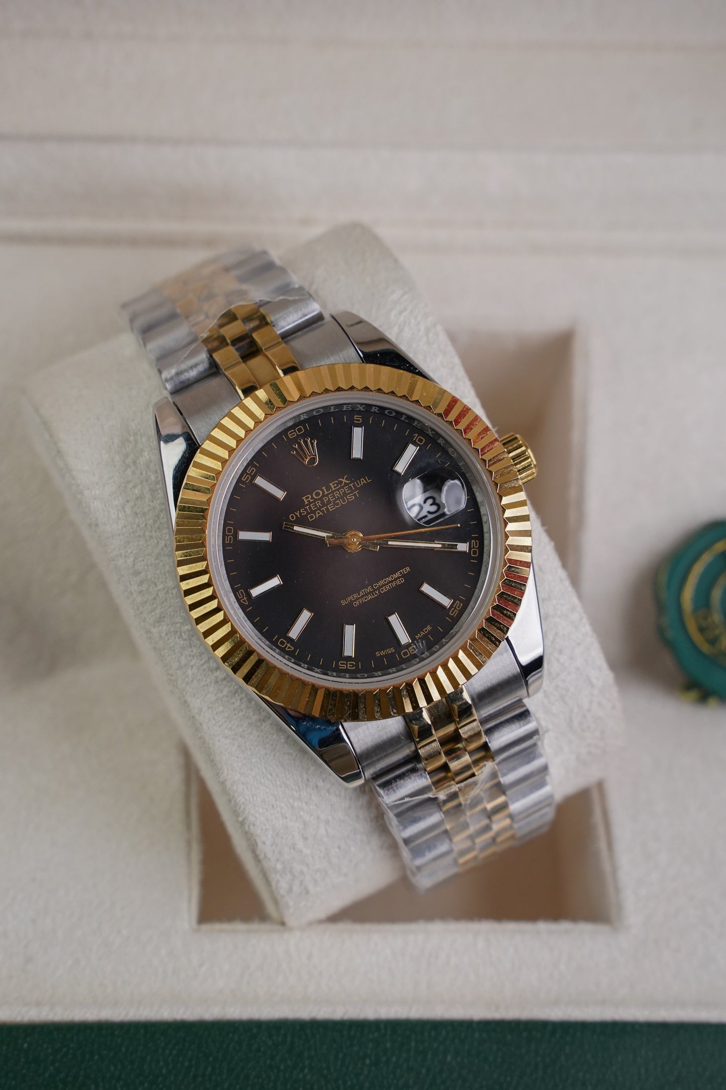 Rlx DateJust Automatic Brown Dial