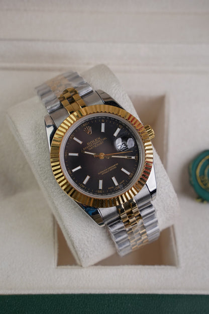 Rlx DateJust Automatic Brown Dial