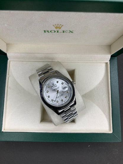Rlx DayDate White Dial