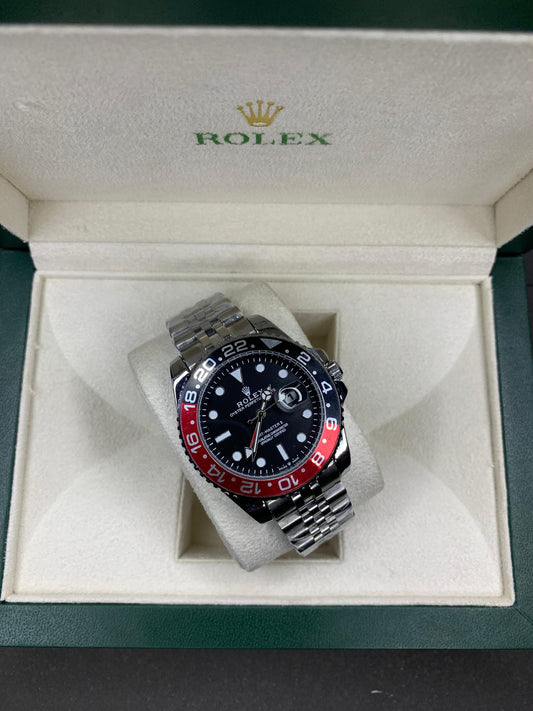 Rlx GMT Master II Black/Red Dial