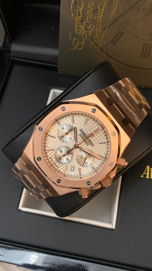 AP Automatic Rose-Gold White Dial
