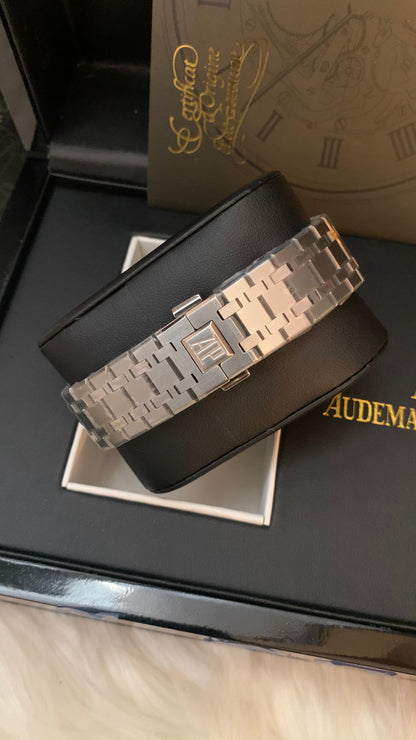 AP Silver-Black Chronograph