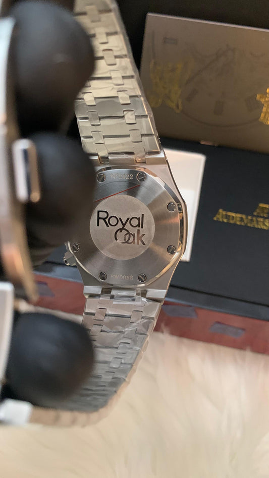 AP Silver-Black Chronograph