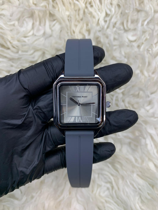 Universe Point Grey Strap With Silver Dial