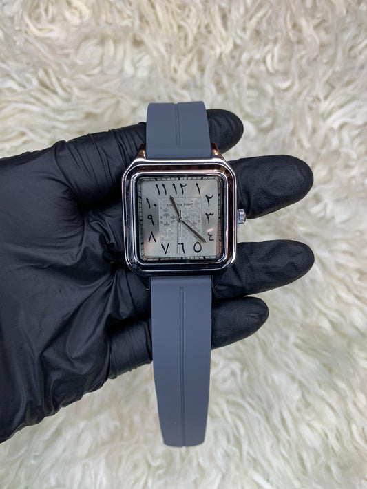 Universe Point Silver Strap With Light Grey Arabic Dial