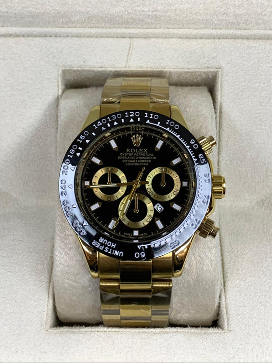 Rlx Daytona Gold With Black Dial