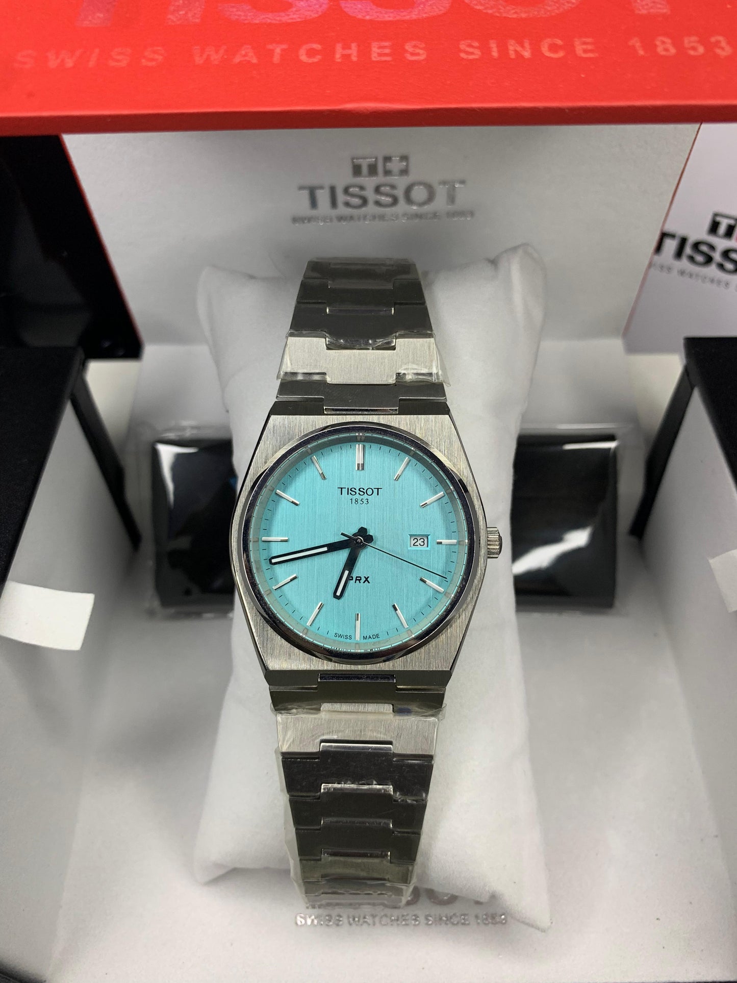 Tissot Prx 1853 Silver Tiffany Master-Quality