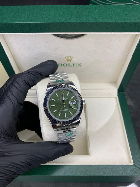 Rlx Datejust Olive Green Dial MasterQuality Automatic