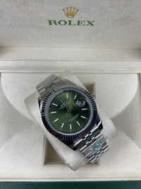 Rlx Datejust Olive Green Automatic