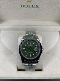 Rlx Datejust Olive Green Automatic