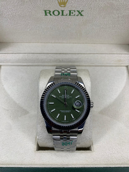 Rlx Datejust Olive Green Automatic