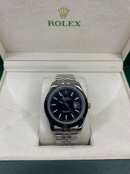 Rlx Datejust Black Dial MasterQuality Automatic