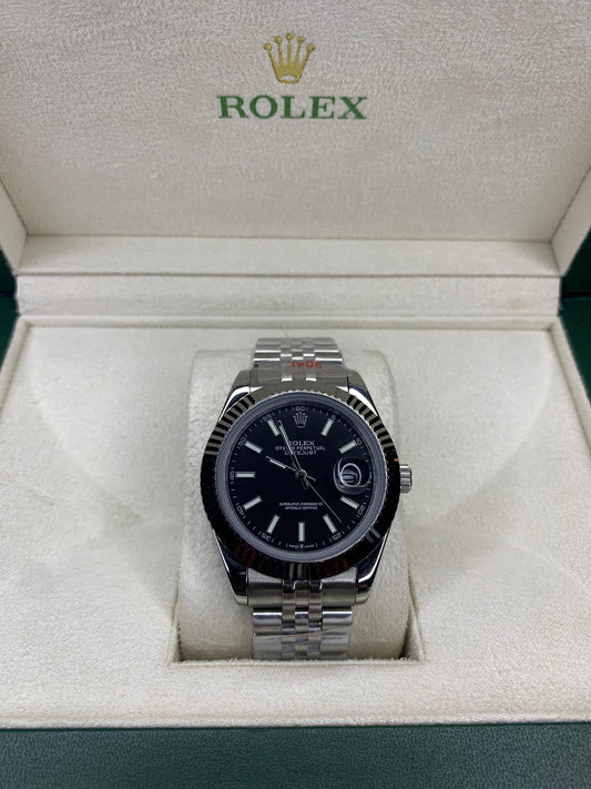 Rlx Datejust Black Dial MasterQuality Automatic