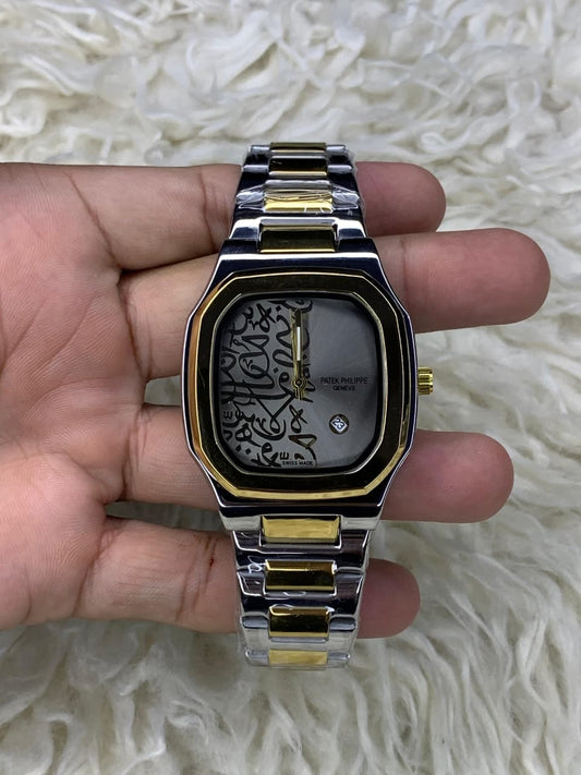 Patek Philippe Nautilus Arabic Grey Dial Two-Tone