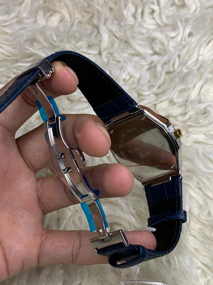 Bestwin Original Golden Blue Dial With Blue Straps