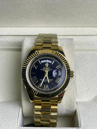 Rlx DayDate Roman Edition Golden Black