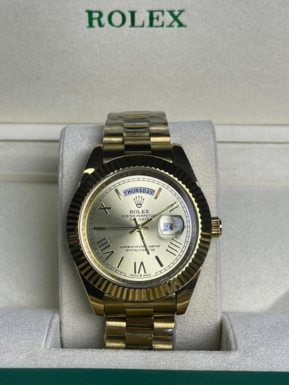 Rlx DayDate Roman Edition Golden