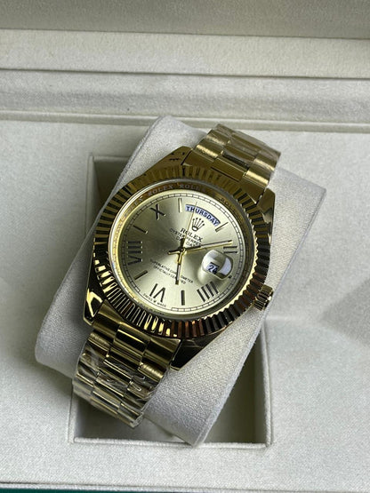 Rlx DayDate Roman Edition Golden