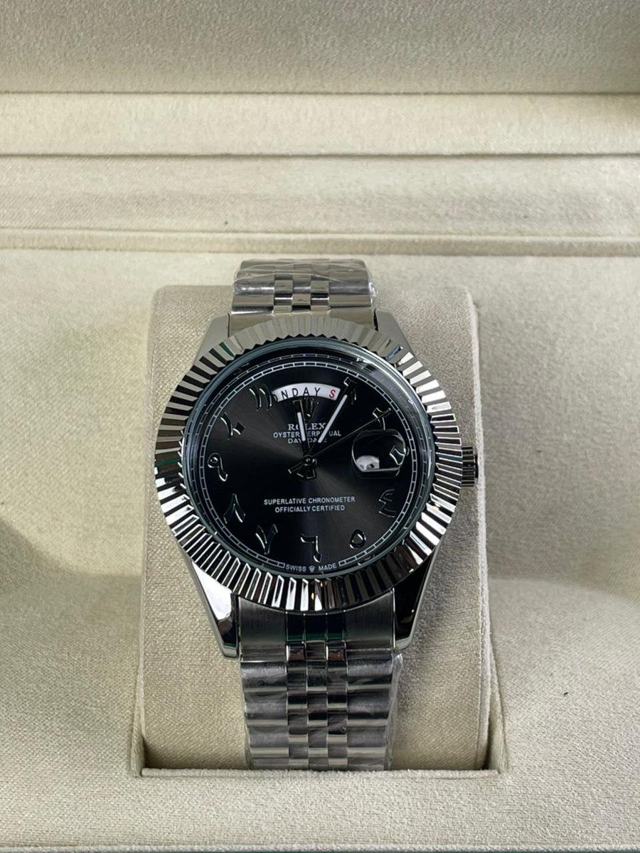 Rlx DayDate Arabic Black Dial