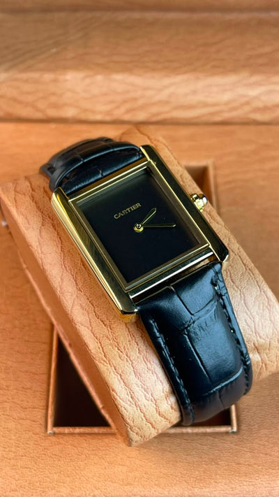 Cartier Tank Louis Golden Black