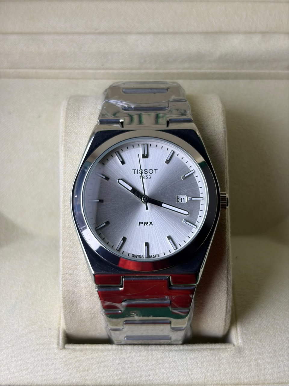 Tissot Prx 1853 Silver White
