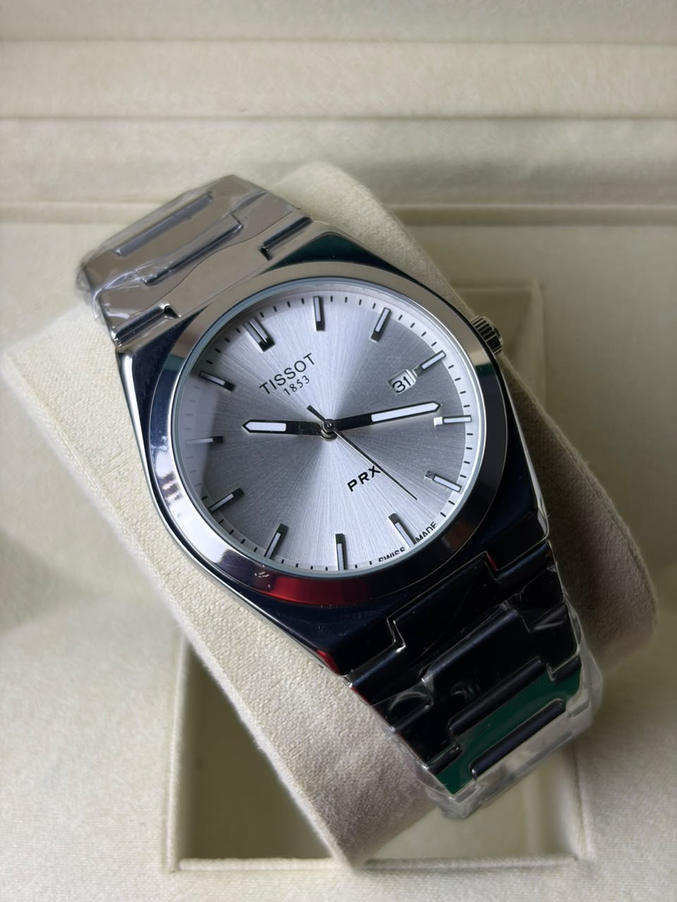 Tissot Prx 1853 Silver White