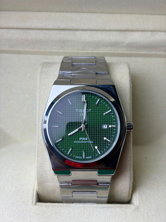 Tissot Prx 1853 Silver Green