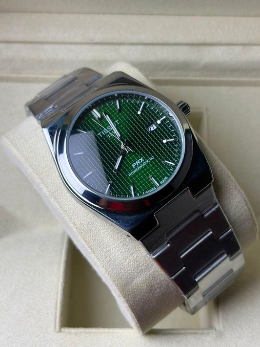 Tissot Prx 1853 Silver Green