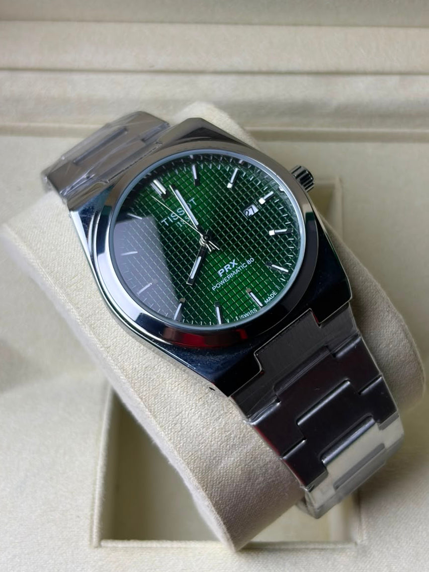 Tissot Prx 1853 Silver Green